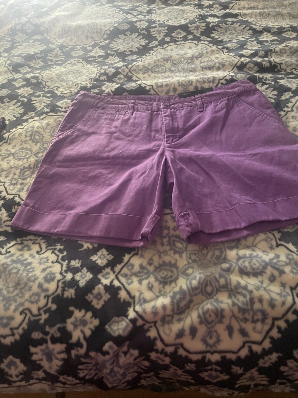 Women’s Violet Casual Bermuda Shorts by